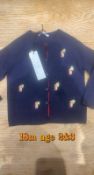 LITTLE MARC JACOBS NAVY CARDIGAN 18MONTHS BRAND NEW WITH TAGS