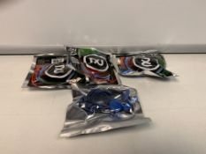 60 X NEW PACKAGED SKULLCANDY OFFSET XL EARPHONES. (ROW4)