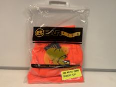 15 X BRAND NEW BEAR FLEX WATER PROOF HIGH VIS TROUSERS SIZE XXL R4