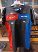 13 X WOMANS NEW OFFICIAL SUZUKI RACING T SHIRTS BLACK, IN VARIOUS SIZES - ER