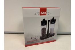 12 X NEW BOXED SETS OF KUHN RIKON SWISS DESIGN SALT & PEPPER MILL SETS (ROW11)