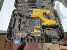 DEWALT DCH033 3KG 18V 4.0AH LI-ION XR BRUSHLESS CORDLESS SDS PLUS DRILL WITH BATTERY CHARGER AND