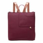 BRAND NEW RADLEY POCKET ESSENTIALS BURGUNDY ZIP TOP BACKPACK (2048) RRP £89 - 11