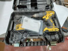 DEWALT DCD778D2T-SFGB 18V 2.0AH LI-ION XR BRUSHLESS CORDLESS COMBI DRILL WITH BATTERY CHARGER AND