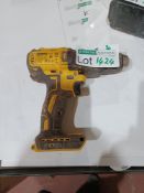 DEWALT 18V XR BRUSHLESS COMPACT DRILL DRIVER BARE UNCHECKED/UNTESTED - PCK