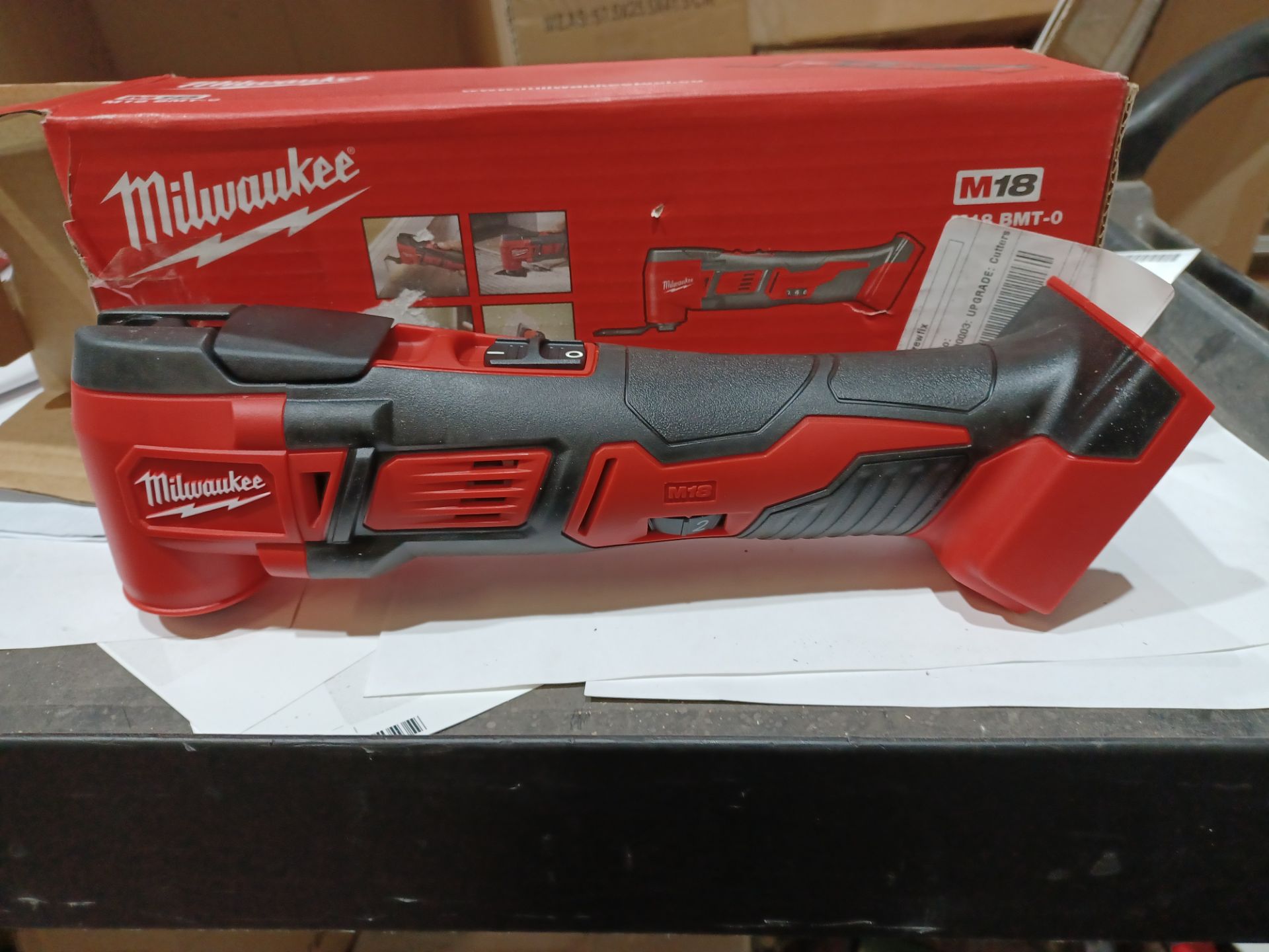 MILWAUKE M18 BMT-0 18V LI-ION CORDLESS MULTI-TOOL UNCHECKD/UNTESTED - BARE - PCK