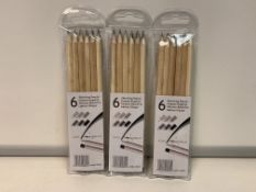 120 X BRAND NEW PACKS OF 6 COLOURWORLD NON TOXIC SKETCHING PENCILS R4