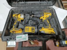 DEWALT DCK2060M2T-SFGB 18V 4.0AH LI-ION XR BRUSHLESS CORDLESS TWIN PACK WITH BATTERY CHARGER AND