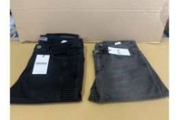 20 X BRAND NEW ASSORTED RISK COUTURE JEANS IN VARIOUS STYLES AND SIZES 175/9 S1