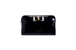 BRAND NEW TED BAKER VANITEE BLACK BOW DETAIL WASHBAG (3766) RRP £39 - 17