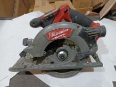 MILWAUKEE M18 CCS66-0 FUEL 190MM 18V LI-ION BRUSHLESS CORDLESS CIRCULAR SAW - BARE UNCHECKED/