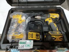 DEWALT DCK2060M2T-SFGB 18V 4.0AH LI-ION XR BRUSHLESS CORDLESS TWIN PACK COMES WITH BATTERY CHARGER