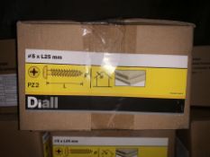 15 X BRAND NEW DIALL PZ2 5 X L25MM SCREWS 4KG BOXES R9