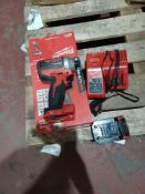 MILWAUKEE M18 CBLID-0 18V LI-ION BRUSHLESS CORDLESS IMPACT DRIVER - BARE WITH BATTERY AND CHARGER