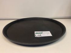 106 X BRAND NEW CHEF SET 27.5CM ROUND ANTI SLIP TRAYS R1