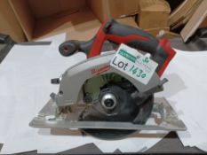 MILWAUKEE HD18CS-0 165MM 18V LI-ION REDLITHIUM CORDLESS CIRCULAR SAW UNCHECKED/UNTESTED - BARE