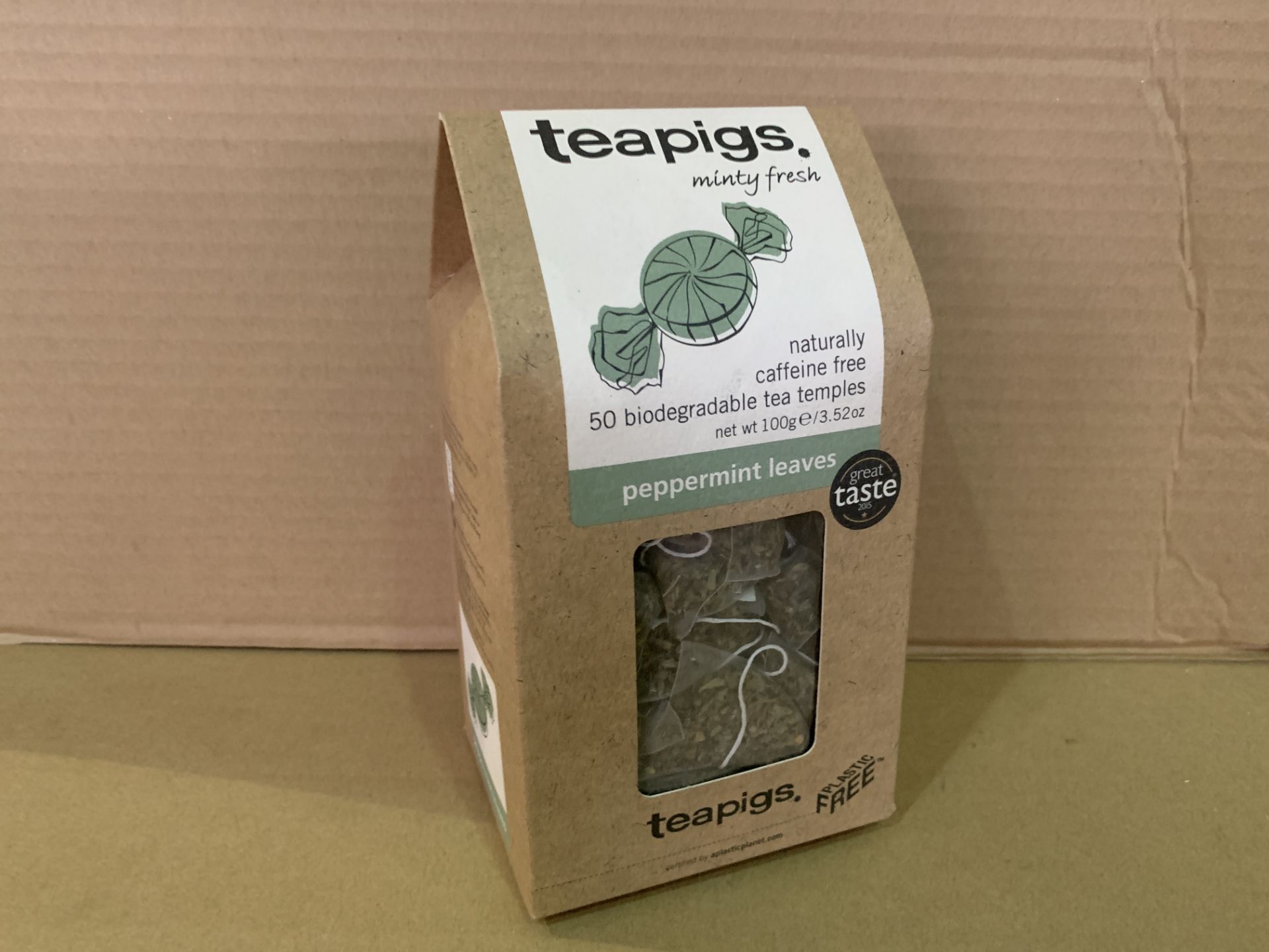 28 X BRAND NEW PACKS OF 50 TEAPIGS PEPPERMINT TEABAGS RRP £18 PER PACK R15