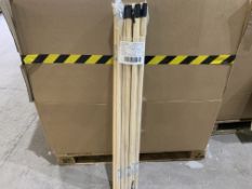 72 X NEW VERVE REPLACEMENT BROOM HANDELS (ROW 3)