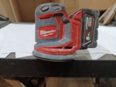 MILWAUKEE M18 BOS125-0 125MM 18V LI-ION REDLITHIUM CORDLESS RANDOM ORBIT SANDER - BARE WITH