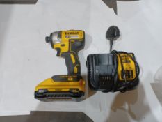 DEWALT DCF787D2T-SFGB 18V 2.0AH LI-ION XR BRUSHLESS CORDLESS IMPACT DRIVER WITH BATTERY CHARGER