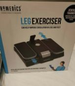 2 X NEW BOXED - HoMedics Leg Exerciser - Improve Circulation & Mobility, Reduce Joint Discomfort,