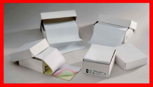 6 X BRAND NEW PACKS OF 2000 TOPLIST A4 LISTING COMPUTER PAPER SINGLE PART PLAIN AND MICRO 70GSM