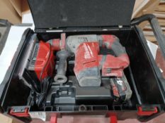 MILWAUKEE M18 CHPX-502X FUEL 4.3KG 18V 5.0AH LI-ION REDLITHIUM BRUSHLESS CORDLESS SDS PLUS HAMMER