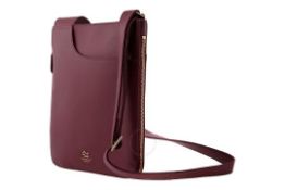 BRAND NEW RADLEY POCKETS MEDIUM BURGUNDY ZIP AROUND CROSSBODY BAG (2079) RRP £120 - 11