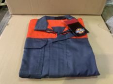 5 X BRAND NEW DICKIES EVERYDAY GREY/ORANGE JACKETS SIZE SMALL RRP £45 EACH R15