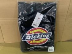 5 X BRAND NEW DICKIES LONGTON BLACK SWEATSHIRTS SIZE LARGE R15