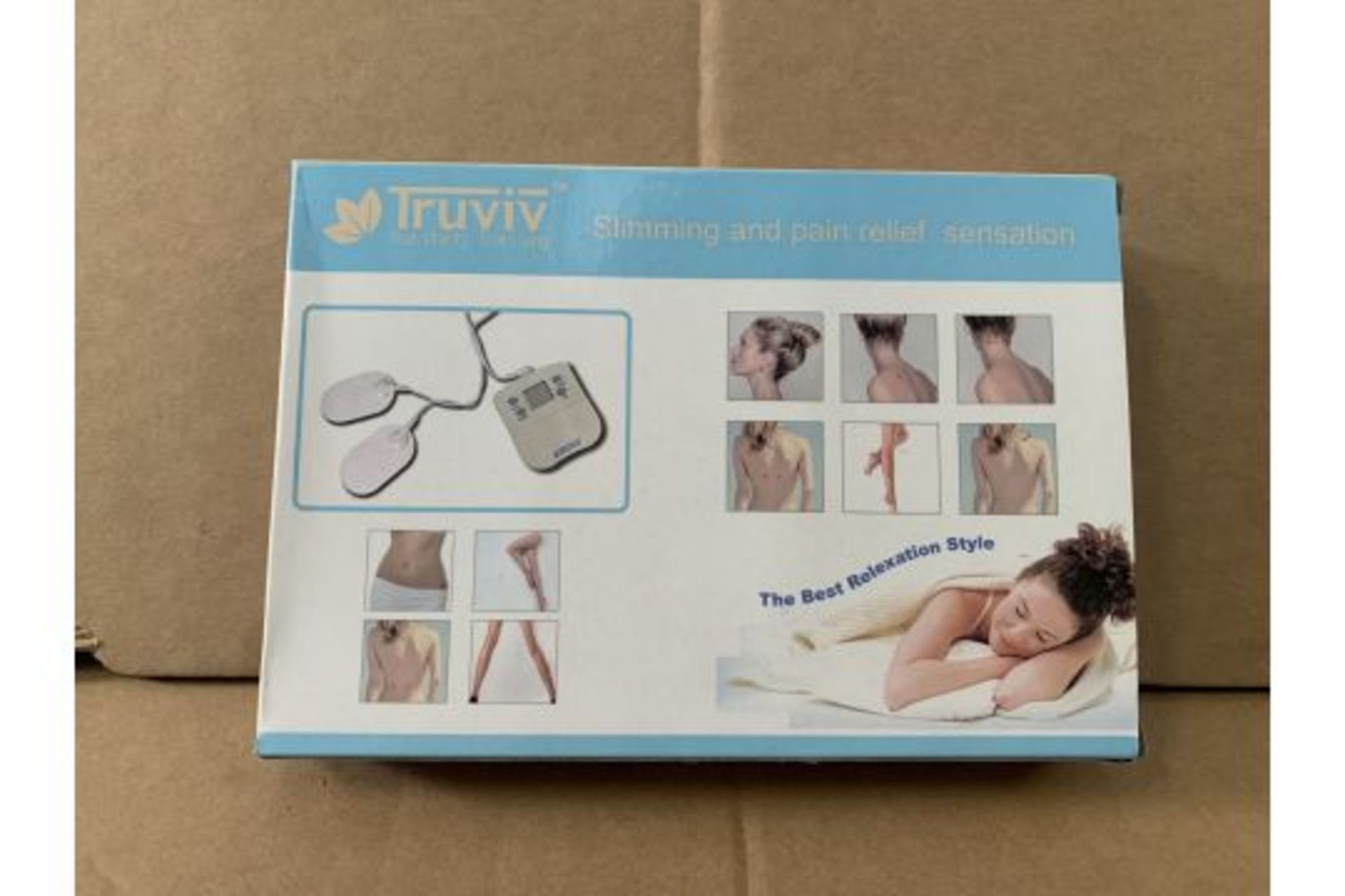 5 X BRAND NEW TRUVIV TRU FIT SLIMMING AND PAIN RELIEF MASSAGERS RRP £99 EACH S1