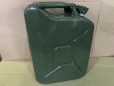 2 X BRAND NEW 20L METAL JERRY CANS R15