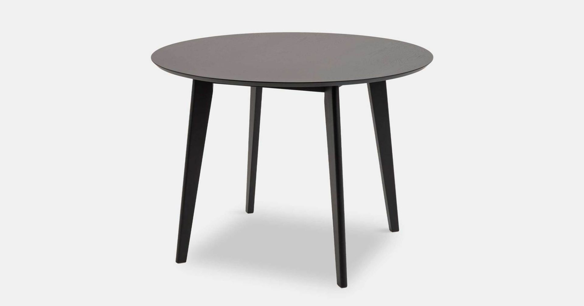 Saburo 4 Seat Black Table RRP £199 - Image 3 of 4