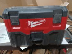 MILWAUKEE M18 VC2-0 18V LI-ION CORDLESS WET / DRY VACUUM UNCHECKED/UNTESTED - BARE - BWPCK
