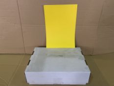 8 X BRAND NEW PACKS OF 500 14 LASER SHEETS YELLOW R15