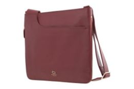 BRAND NEW RADLEY POCKETS LARGE BURGUNDY ZIP AROUND CROSSBODY BAG (2062) RRP £129 - 6