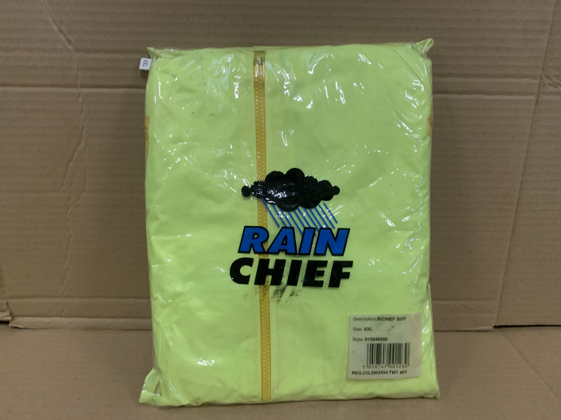 10 X BRAND NEW RAINCHIEF HIGH VIS ZIP UP JACKETS SIZE 2XL S2