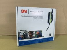 4 X BRAND NEW PELTOR 3M EAR DEFENDER WIRELESS COMMUNICATION ACCESSORY RRP £70 EACH R17C