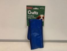 36 X BRAND NEW CRUFTS COOLING DOG COLLARS (SIZES MAY VARY) R19