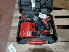 MILWAUKEE M18 CBLPD-402C 18V 4.0AH LI-ION REDLITHIUM BRUSHLESS CORDLESS COMBI DRILL WITH CHARGER
