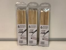 120 X BRAND NEW PACKS OF 6 COLOURWORLD NON TOXIC SKETCHING PENCILS R4