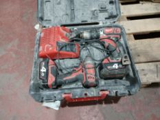 MILWAUKEE M18 CBLPP2A-402C 18V 4.0AH LI-ION REDLITHIUM BRUSHLESS CORDLESS COMBI DRILL & IMPACT