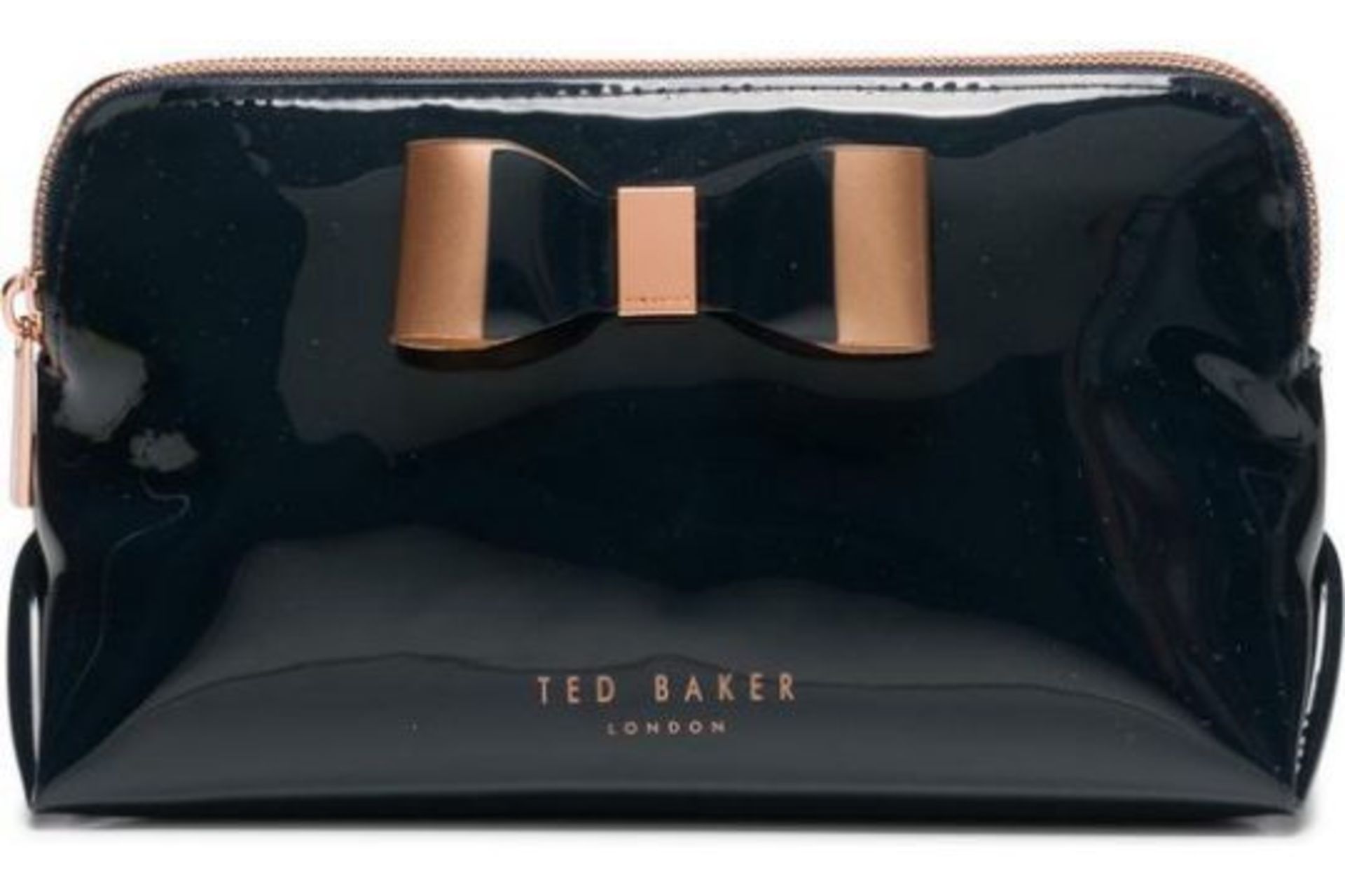 BRAND NEW TED BAKER VIVEKAH BOW DETAIL DARK BLUE MAKEUP BAG (0787) - 3