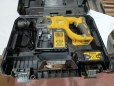 DEWALT DCH033 3KG 18V 4.0AH LI-ION XR BRUSHLESS CORDLESS SDS PLUS DRILL WITH BATTERY CHARGER AND