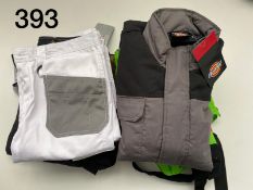 5 PIECE MENS WORKWEAR LOT IN VARIOUS SIZES RRP £250 393