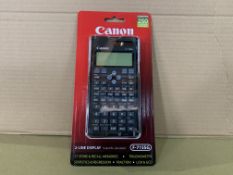 21 X BRAND NEW CANON F-715SG SCIENTIFIC CALCULATORS R15