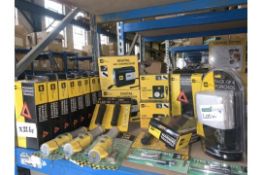 35 PIECE MIXED LOT INCLUDING AIR COMPRESSORS, TYRE INFLATORS, WARNING TRIAGLES ETC 101/9 S1