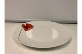 24 X BRAND NEW POPPY DESIGN 19CM SIDE PLATES 1508/9 AM