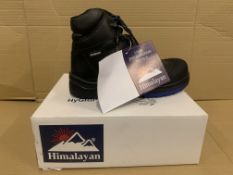 7 X BRAND NEW HIMALAYAN WATERPROOF BLACK WORK BOOTS SIZE 7 S2