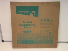 10 X NEW PACKS OF 4 TETROSYL SOUND DEADENING PADS. 500MMX500MM ( ROW 19)